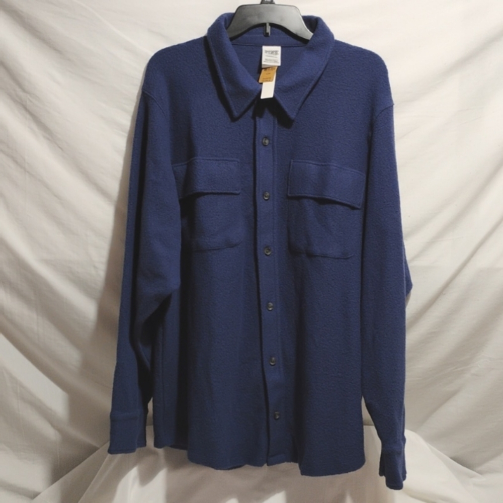 (D-10) NWT PINK Victoria Secret Reverse Fleece Discontinued Shacket Sz.XL